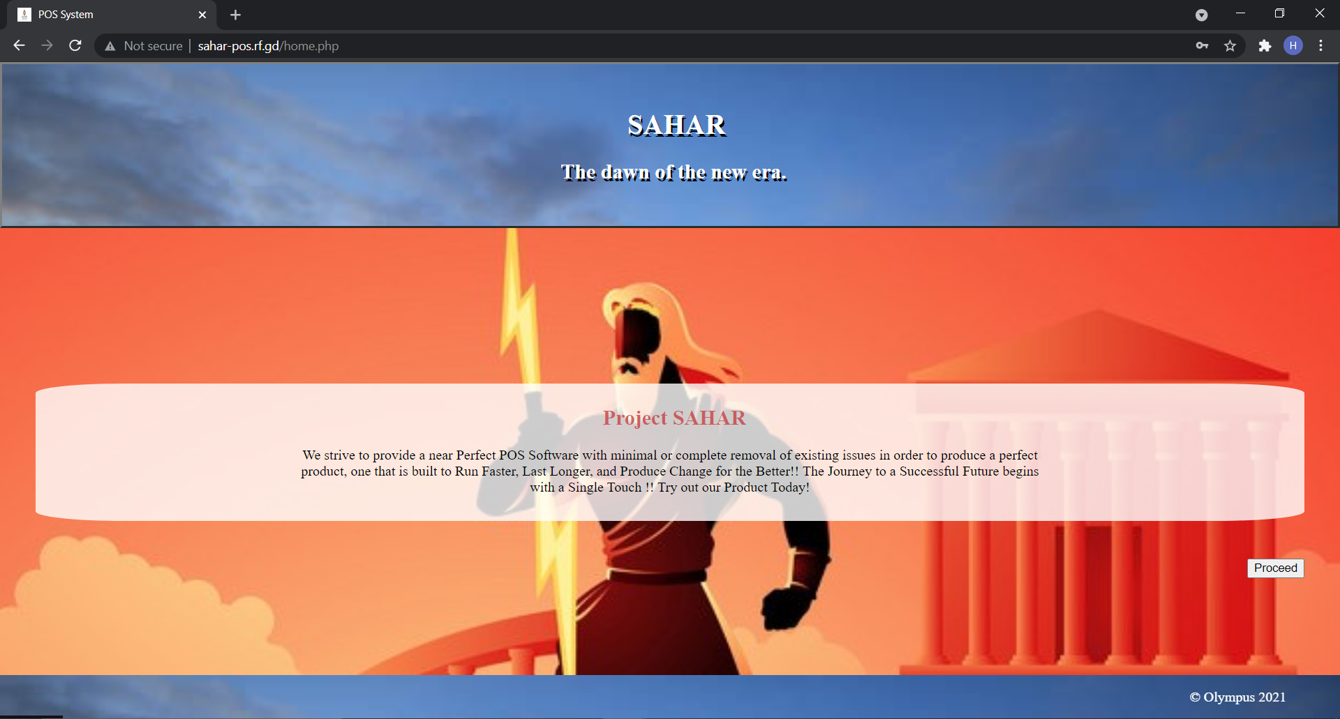 Home page